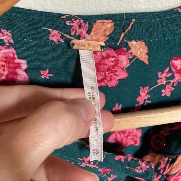 Free People Floral Dress Size XS - Picture 3 of 5